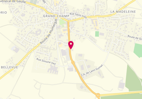 Plan de Carrefour Market, Route de Vannes, 56390 Grand-Champ