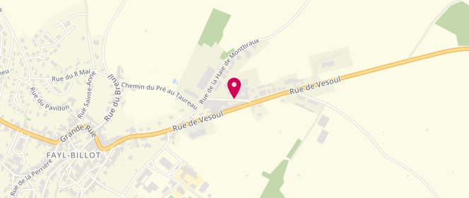 Plan de Colruyt DATS FAYL BILLOT, Route de Vesoul, 52500 Fayl-Billot