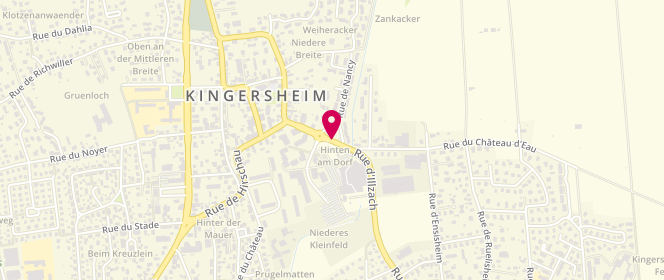 Plan de Leclerc Kingersheim, 45 Rue d'Illzach, 68260 Kingersheim