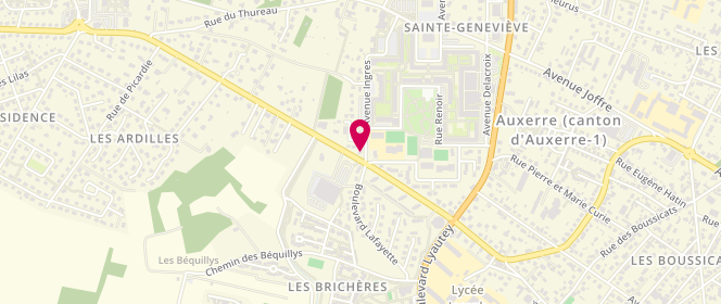 Plan de Market Auxerre, 97-99 Avenue de Saint-Georges, 89000 Auxerre