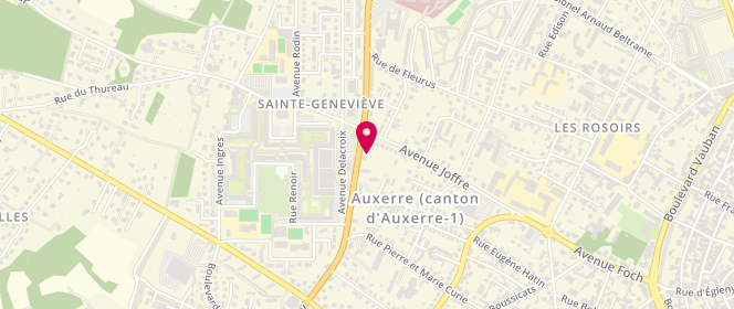 Plan de Esso Ste Genevieve, Boulevard Gallieni, 89000 Auxerre