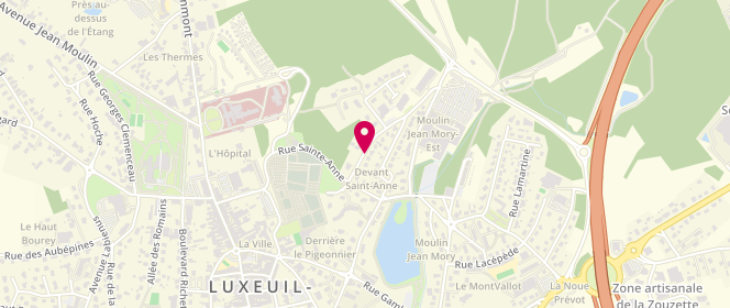 Plan de Gme Luxeuil, 27 Rue des Martyrs de la Résistance, 70300 Luxeuil-les-Bains
