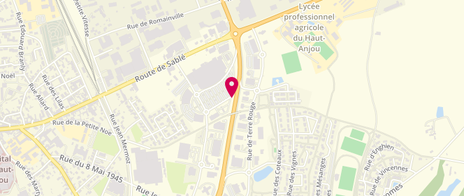 Plan de AZEDIS Station Leclerc, Avenue Georges Pompidou, 53203 Château-Gontier