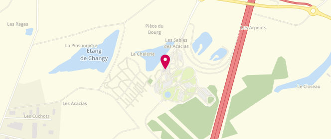 Plan de BP Jardin des Arbres, Autoroute A77 Aire du Jardin des Arbres, 45290 Varennes-Changy