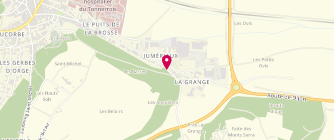 Plan de Avia Xpress, Route de Dijon, 89700 Tonnerre