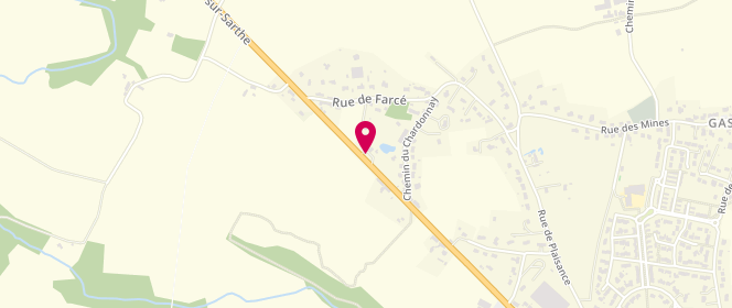 Plan de Access - TotalEnergies, Route de Laval, 72300 Sablé-sur-Sarthe
