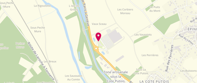 Plan de SAS Petro-Est Leclerc Tonnerre, Route de Paris, 89700 Tonnerre
