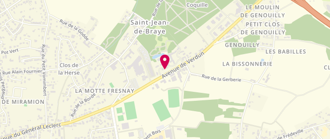 Plan de Esso Express Saint Jean de Braye Charbonniere, 58 Avenue de Verdun, 45800 Saint-Jean-de-Braye
