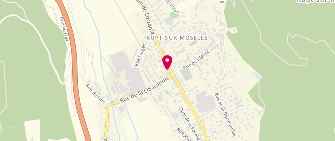 Plan de Intermarché, 3 Quai de la Parelle, 88360 Rupt-sur-Moselle
