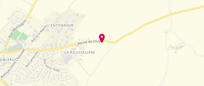 Plan de Super U MONDOUBLEAU, Route de Cloyes, 41170 Mondoubleau