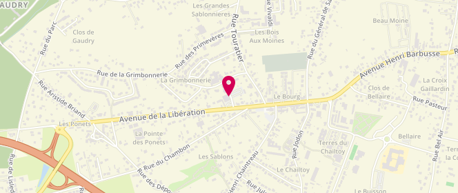 Plan de Carrefour contact, 32 Bis Avenue de la Libération, 45700 Villemandeur