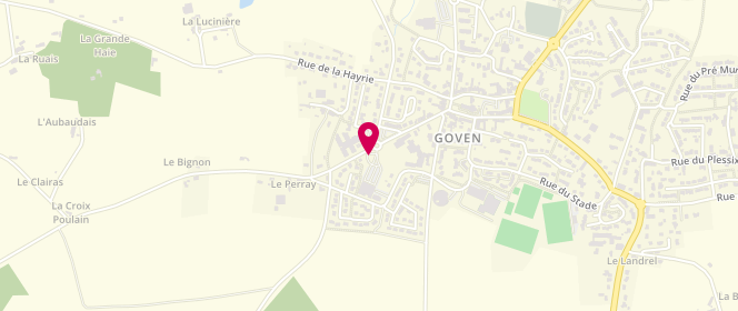Plan de Intermarche Goven, Rue du Perray, 35580 Goven