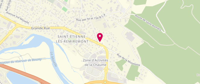 Plan de TotalEnergies RELAIS DU SAINT MONT, 41 Rue de la Moselotte, 88200 Saint-Étienne-lès-Remiremont