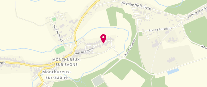 Plan de Carrefour Express Tyly, Rue de la Croix de Mission, 88410 Monthureux-sur-Saône