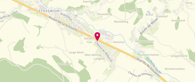 Plan de Access - TotalEnergies, 41 Route de la Schlucht, 68140 Stosswihr