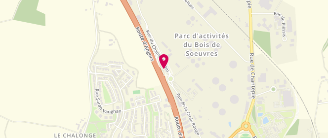 Plan de Access - TotalEnergies, 18 Rue du Champ Martin, 35770 Vern-sur-Seiche