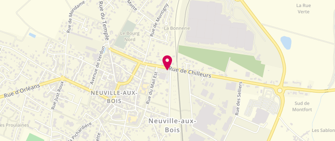 Plan de Super U NEUVILLE AUX BOIS, 23 Rue de Montfort, 45170 Neuville-aux-Bois