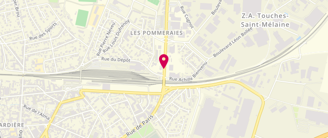 Plan de Access - TotalEnergies, Avenue de Mayenne - Route Nationale 162 19, 53000 Laval