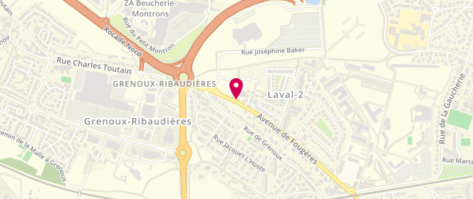 Plan de Access - TotalEnergies, 140 Route de Fougères, 53000 Laval