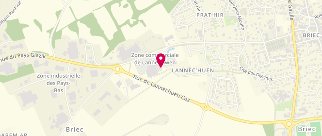 Plan de Intermarche Briec de l'Odet, Lieu-Dit Lannechuen, 29510 Briec