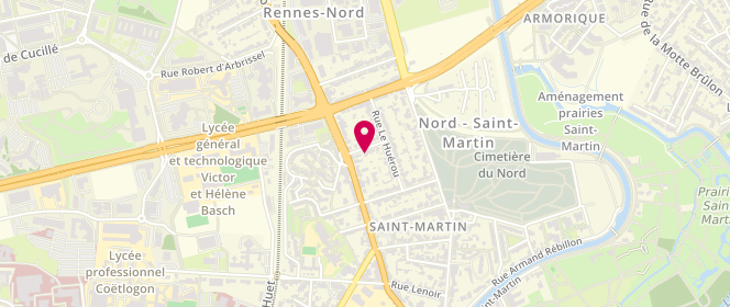 Plan de Station Malo, 238 Rue Saint-Malo, 35000 Rennes