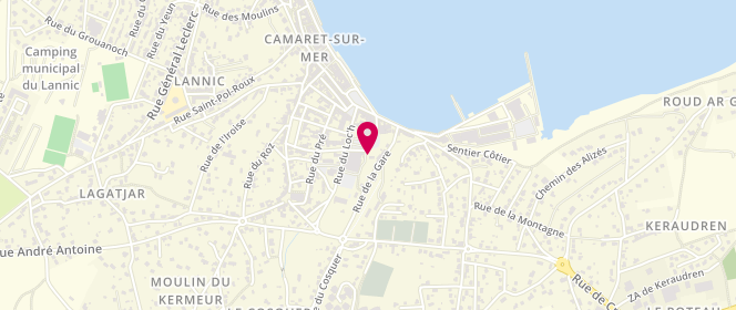 Plan de Super U CAMARET, Rue des Sardiniers, 29570 Camaret-sur-Mer