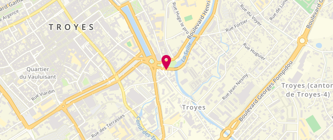 Plan de Access - TotalEnergies, 1 Chaussée du Vouldy, 10000 Troyes