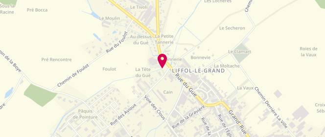Plan de Station U, 2 Route de Joinville, 88350 Liffol-le-Grand