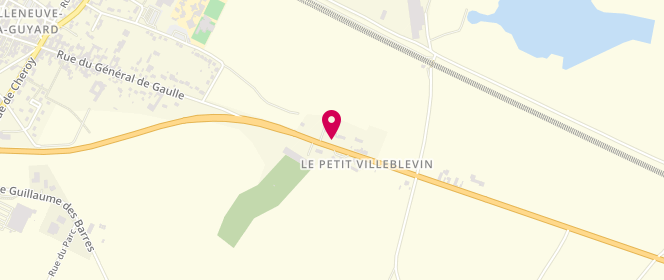 Plan de Access - TotalEnergies, Route Nationale 6, 89340 Le Petit Villeblevin