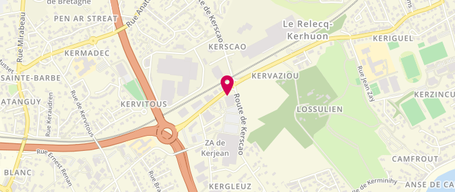Plan de Leclerc LRK DIS, Boulevard Charles de Gaulle, 29480 Le Relecq-Kerhuon