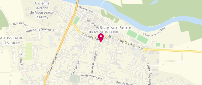 Plan de Avia Xpress, Rue de la Sucrerie, 77480 Mousseaux-lès-Bray