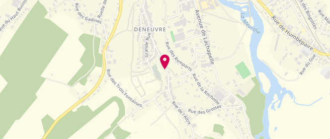 Plan de Intermarche Deneuvre, Route de Lachapelle, 54120 Deneuvre
