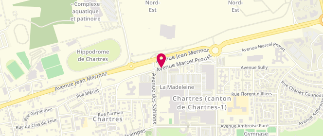 Plan de Carrefour Chartres, Avenue Marcel Proust, 28000 Chartres