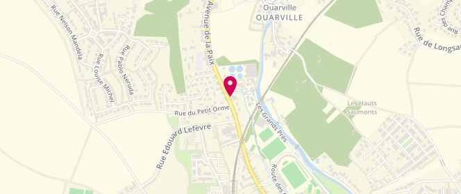 Plan de Access - TotalEnergies, 106 Rue du Bourgneuf, 28000 Chartres