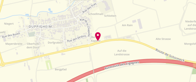 Plan de Access - TotalEnergies, 4 Route de Schirmeck, 67120 Duppigheim