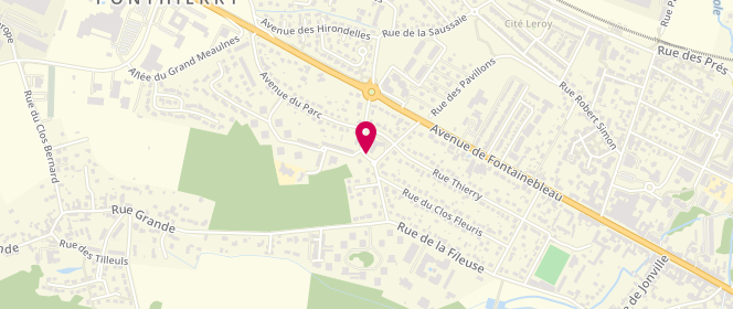 Plan de BP St Fargeau Ponthierry, Rue des Bordes, 77310 Saint-Fargeau-Ponthierry