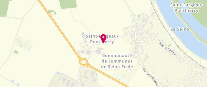 Plan de TotalEnergies Access RELAIS MAISON ROUGE, Route Nationale 7, 77310 Saint-Fargeau-Ponthierry