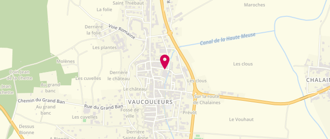 Plan de Intermarché Vaucouleurs, 6 Rue des Gîtes, 55140 Vaucouleurs
