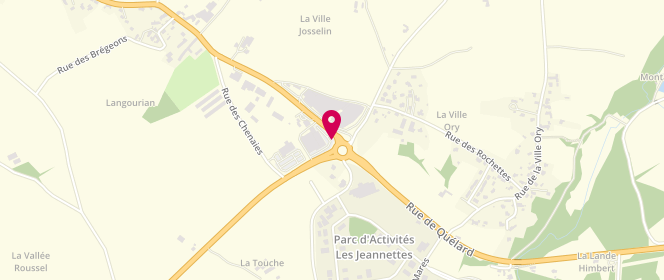 Plan de Super U ERQUY, Les Jeannettes, 22430 Erquy