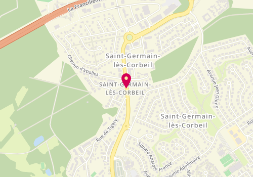Plan de TotalEnergies Access RELAIS CROIX VERTE, 7 Avenue du General Leclerc, 91250 Saint-Germain-lès-Corbeil