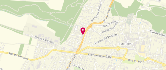 Plan de Access - TotalEnergies, 20 Rue de Chartres, 91470 Limours