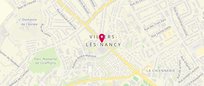Plan de Access - TotalEnergies, Boulevard des Aiguillettes, 54600 Villers-lès-Nancy