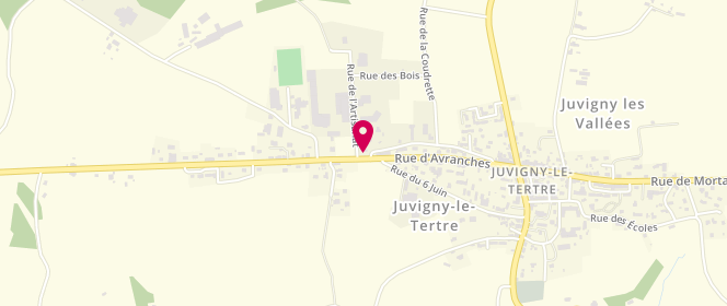 Plan de Station Communale de Juvigny-Les-Vallees, 2 Impasse de l'Artisanat, 50520 Juvigny les Vallées
