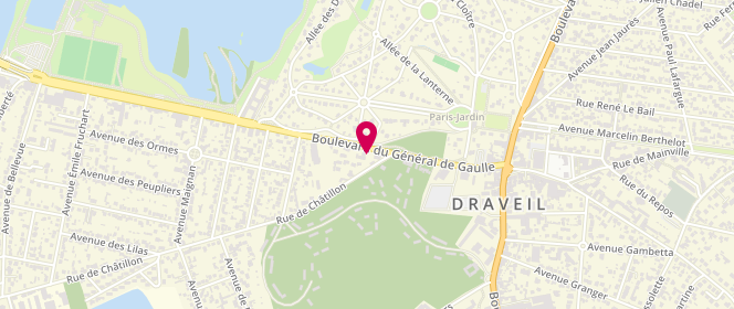Plan de Access - TotalEnergies, 108 Avenue du Général de Gaulle, 91210 Draveil