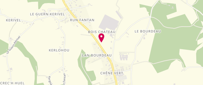 Plan de Carrefour Market, Le Chene Vert, 22580 Plouha