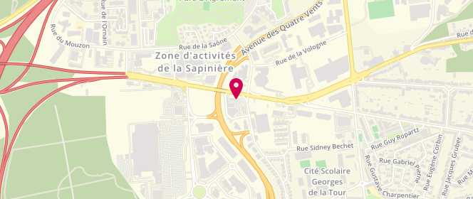 Plan de Station AVIA XPRESS, 12 Avenue de la Résistance, 54520 Laxou