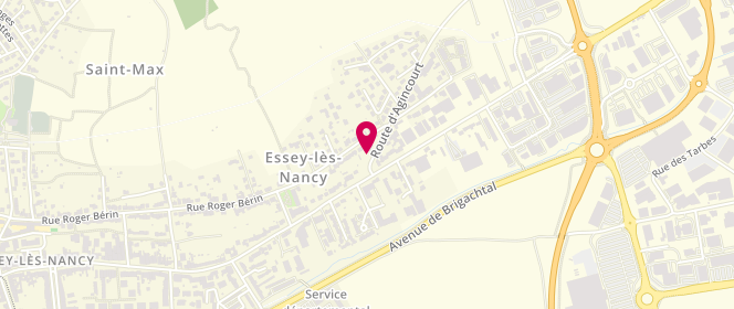 Plan de Esso Nancy Est, 55 Avenue du 69ème Régiment d'Infanterie, 54270 Essey-lès-Nancy