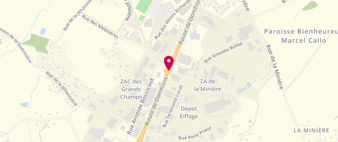 Plan de Leclerc drive, Route de Domfront, 61100 Flers