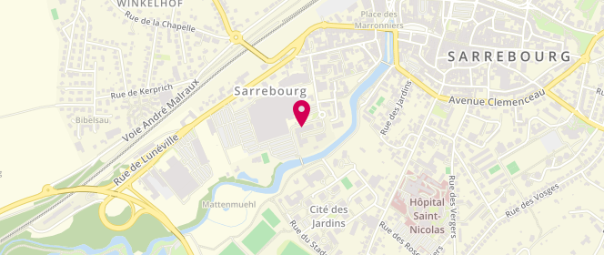 Plan de Leclerc SARREDIS, 19 Route de Lunéville, 57400 Sarrebourg