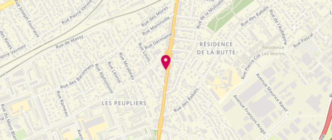 Plan de Access - TotalEnergies, 190 Avenue du Maréchal Leclerc, 91300 Massy